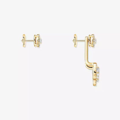 [Luxe Jewelry] My Twin Trio  Diamond Earrings