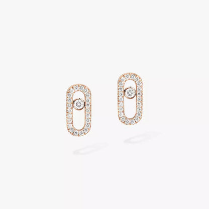 [Luxe Jewelry]Move Uno Diamond Earrings