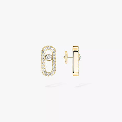 [Luxe Jewelry]Move Uno Diamond Earrings