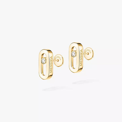 [Luxe Jewelry]Move Uno Diamond Stud Earrings