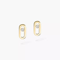 [Luxe Jewelry]Move Uno Diamond Stud Earrings