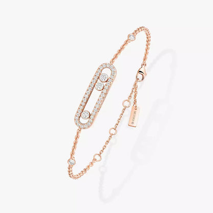 [Luxe Jewelry]Pavé Baby Move Diamond Bracelet