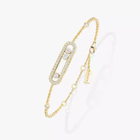 [Luxe Jewelry]Pavé Baby Move Diamond Bracelet