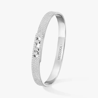 [Luxe Jewelry]Move Noa Full Pavé Diamond Bangle Bracelet