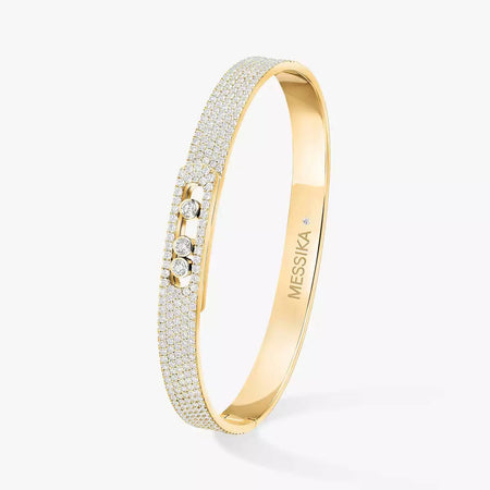 [Luxe Jewelry]Move Noa Full Pavé Diamond Bangle Bracelet