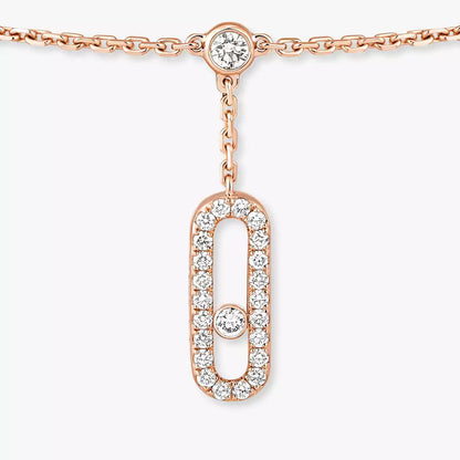 [Luxe Jewelry] Move Uno pavé ankle bracelet
