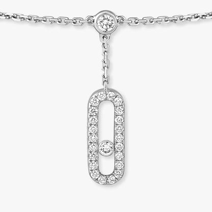 [Luxe Jewelry] Move Uno pavé ankle bracelet
