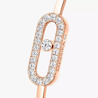 [Luxe Jewelry]Move Uno pavé flex bangle medium