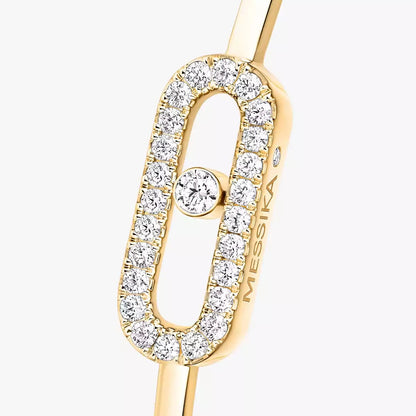 [Luxe Jewelry]Move Uno pavé flex bangle medium