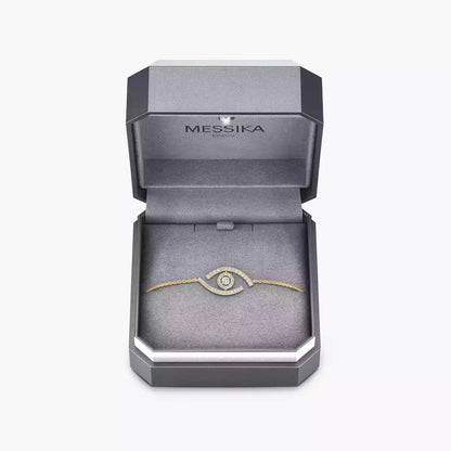 [Luxe Jewelry]Lucky Eye Pave-Set Diamond Bracelet