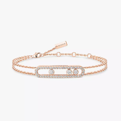 [Luxe Jewelry] Move Classique pavé bracelet