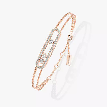 [Luxe Jewelry] Move Classique pavé bracelet