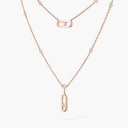 [Luxe Jewelry] Move Uno Diamond Necklace