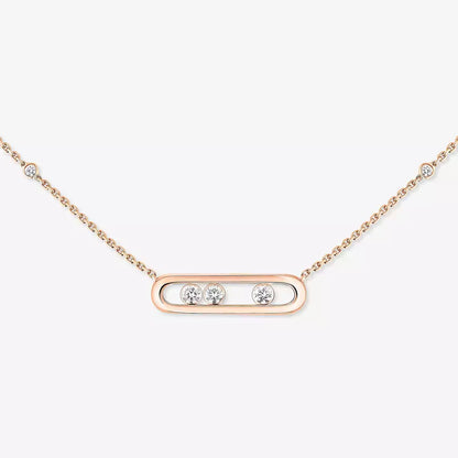 [Luxe Jewelry] Baby Move Gold Diamond Necklace
