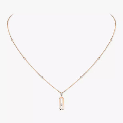 [Luxe Jewelry] Move Uno Gold Diamond Long Necklace