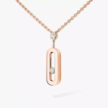 [Luxe Jewelry] Move Uno Gold Diamond Long Necklace