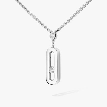 [Luxe Jewelry] Move Uno Gold Diamond Long Necklace