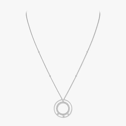 [Luxe Jewelry]Move Romane Long Pave_-Set Diamond Necklace