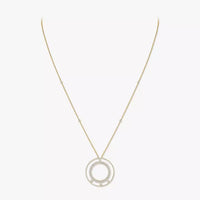 [Luxe Jewelry]Move Romane Long Pave_-Set Diamond Necklace