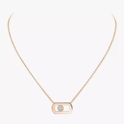 [Luxe Jewelry]So Move Diamond Necklace in Gold