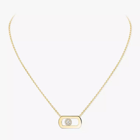 [Luxe Jewelry]So Move Diamond Necklace in Gold