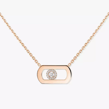 [Luxe Jewelry]So Move Diamond Necklace in Gold