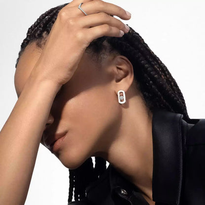 [Luxe Jewelry]So Move Diamond Earrings in Yellow Gold