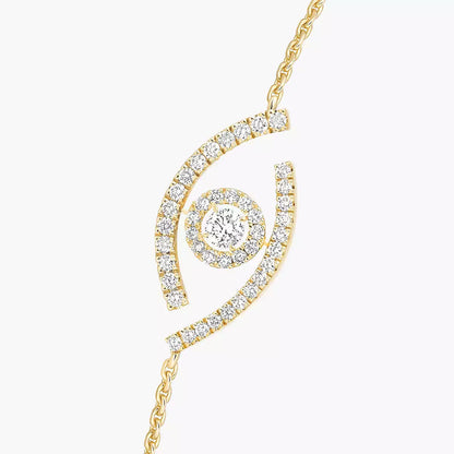 [Luxe Jewelry]Lucky Eye Pave-Set Diamond Bracelet