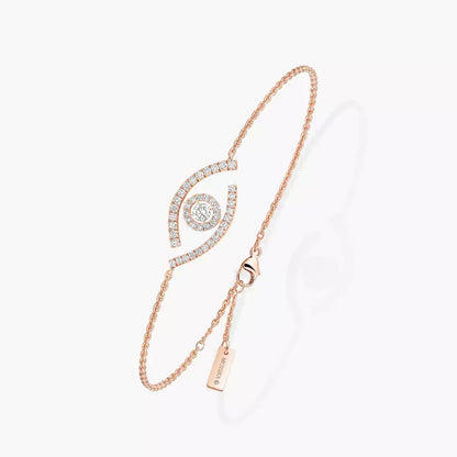 [Luxe Jewelry]Lucky Eye Pave-Set Diamond Bracelet