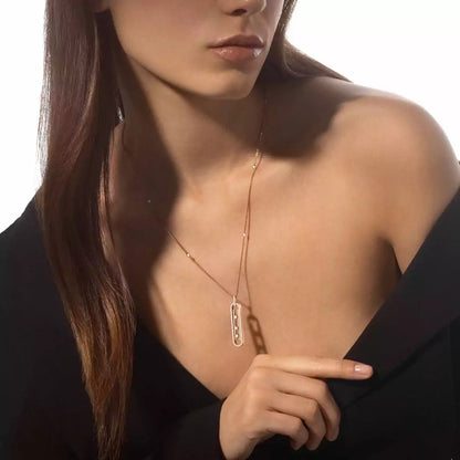 [Luxe Jewelry]Diamond Necklace Move 10Th