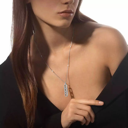 [Luxe Jewelry]Diamond Necklace Move 10Th