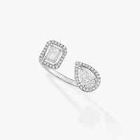 [Luxe Jewelry]MY TWIN TOI & MOI SILVER DIAMOND RING