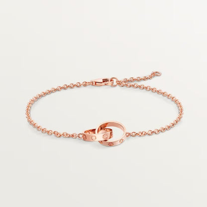 [Luxe Jewelry] LOVE BRACELET DOUBLE RING