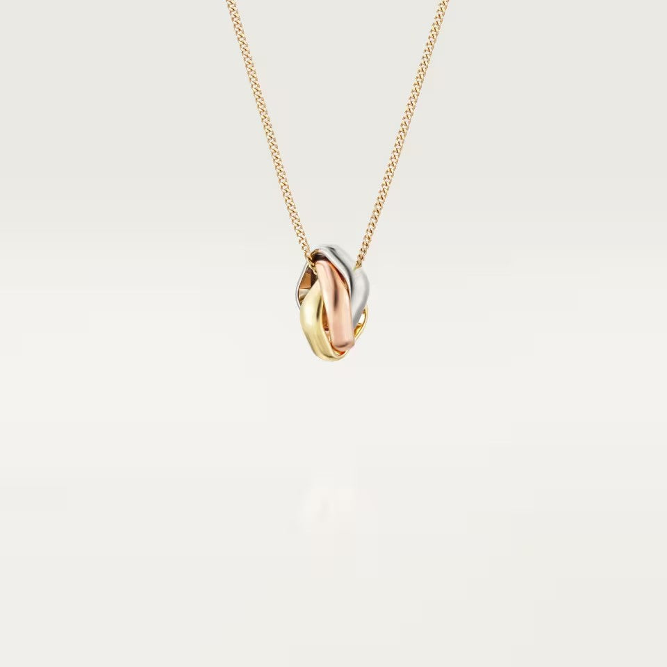 [Luxe Jewelry] TRINITY CUSHION NECKLACE COLLECTION