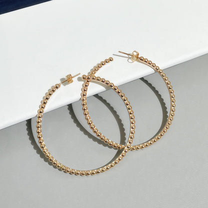 [LUXE] SMOOTH BEAD STUD EARRINGS