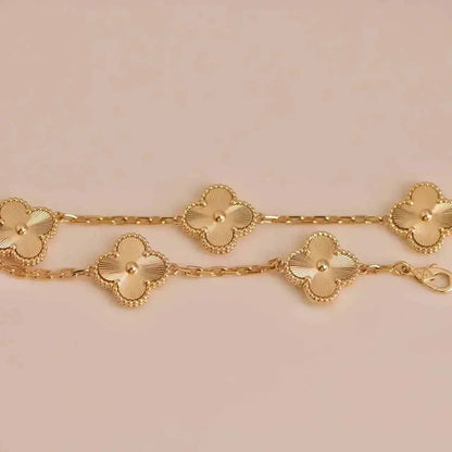 [LUXE] CLOVER 5 MOTIF LASER BRACELET COLLECTION