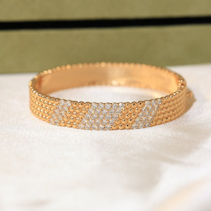 [LUXE]  FIVE-ROW DIAMOND BRACELET