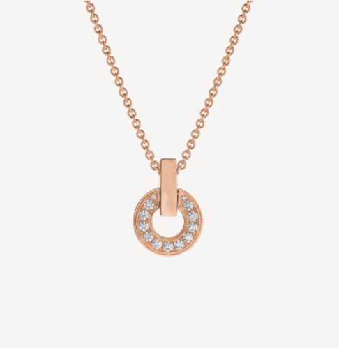 [Luxe]GARI NECKLACE PINK GOLD DIAMOND