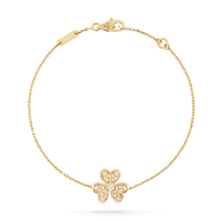 [LUXE]FRIVOLE GOLD BLUMEN-DIAMANT-ARMBAND