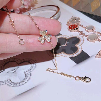 [LUXE]FRIVOLE GOLD BLUMEN-DIAMANT-ARMBAND