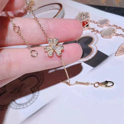 [LUXE]FRIVOLE GOLD BLUMEN-DIAMANT-ARMBAND