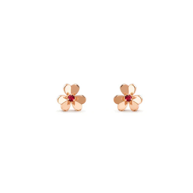 [LUXE]FRIVOLE  FLOWER PINK EARRINGS
