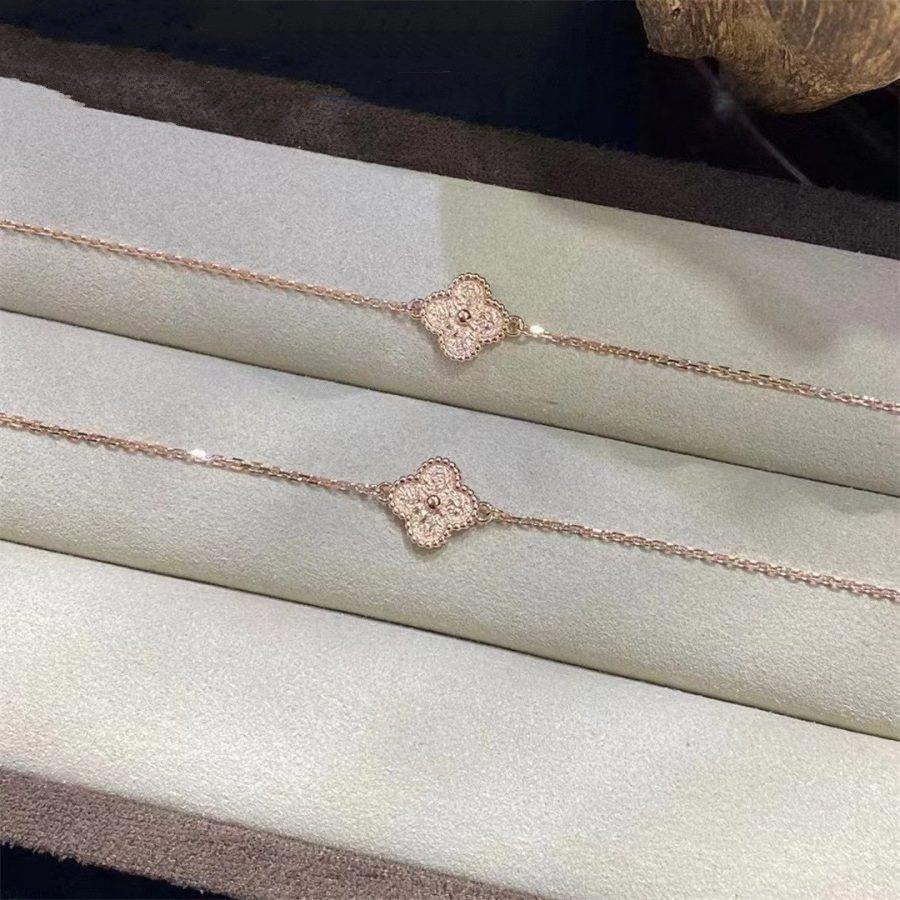 [Luxe]CLOVER SINGLE FLOWER BRACELET