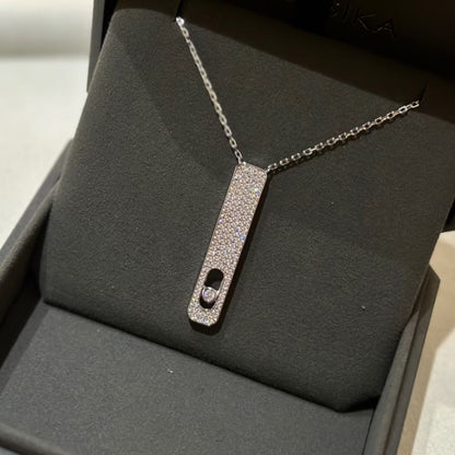 [Luxe Jewelry]MY FIRST DIAMOND PAVED NECKLACE