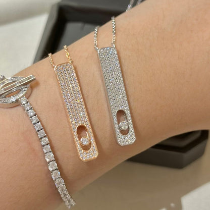 [Luxe Jewelry]MY FIRST DIAMOND PAVED NECKLACE