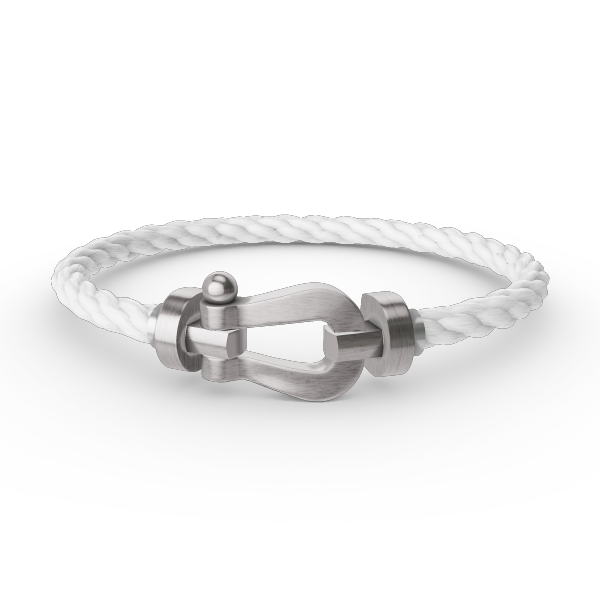 [Luxe]FORCE LARGE HORSESHOE NO DIAMOND BRACELET SILVER