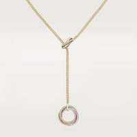 [Luxe Jewelry] TRINITY DIAMONDS NECKLACE