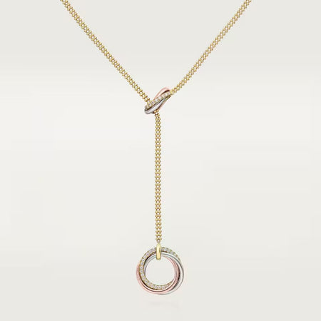 [Luxe Jewelry] TRINITY DIAMONDS NECKLACE